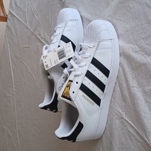 Womens Adidas Superstar White/Black Size 7